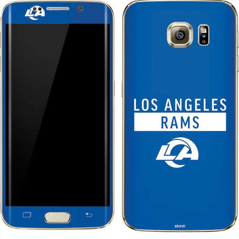 NFL Los Angeles Rams Blue Performance Series Galaxy S7 Edge Skin